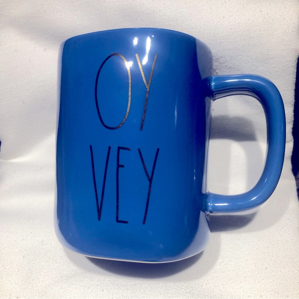 Rae Dunn Artisan Collection Mug “Oy Vey” NEW NWOT
